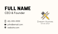 Ladder Paint Brush Tool Business Card