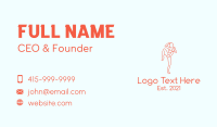 Martial Arts Fighter Business Card