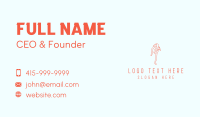 Martial Arts Fighter Business Card