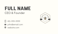 Hexagon Honey Bee Business Card