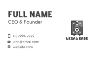 Audio Visual Business Card example 3