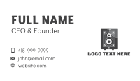 Music Equipment Business Card example 1