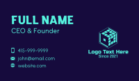 Cyber Digital Cube Business Card