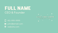 Cute Groovy Boutique Business Card