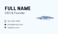 Sketch Business Card example 3
