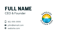 Tropical Beach Island Business Card
