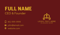 Brass Business Card example 4