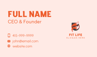 Fox Tail Letter F Business Card