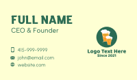 Talk Bubble Business Card example 3