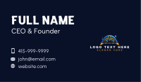 Pressure Wash Roof Cleaning Business Card Design