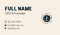 Needle Thread Tailoring  Business Card Design