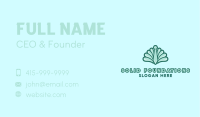 Clam Neck Tie Business Card