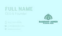 Clam Neck Tie Business Card
