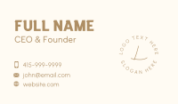 Spa Business Card example 3