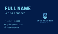 Tee Laundromat Washer Business Card