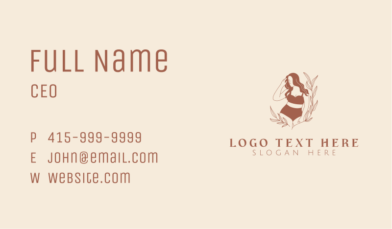 Modeling Business Card example 4