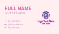 Celestial Star Pattern  Business Card