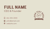 Classic Cowboy Hat  Business Card Design