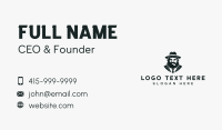 Beard Man Hat  Business Card