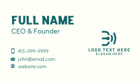 Three Business Card example 3