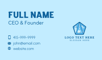 Blue Pentagon Housekeeping Business Card