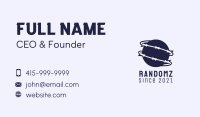 Outer Space Planet Barbwire Business Card
