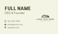 Lumber Woodwork Sawblade Business Card