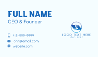 Blue Emblem Charity  Business Card Design