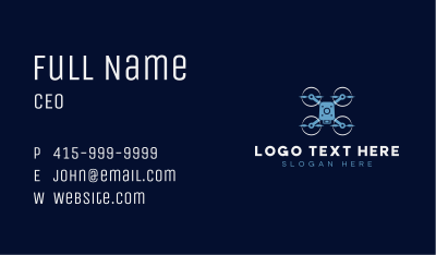 Aerial Drone Videography Business Card