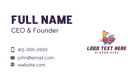 Dog Grooming Bath Business Card