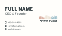 Record Player Business Card example 1