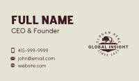 Buffalo Mountain Bison Business Card