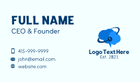 Chat Bubble Business Card example 1
