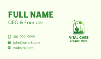 Green Garden Shovel Grass Business Card Image Preview