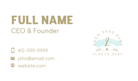 Generic Salon Letter BL   Business Card Design