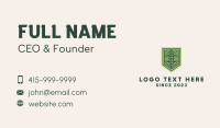 Wheat Farming Emblem  Business Card