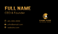 Sphere Gaming Tech Letter C Business Card Image Preview