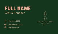 Rose Oil Extract Business Card Design