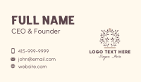 Nature Plant Crown Business Card