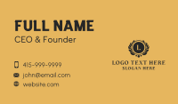 Floral Shield Spa Business Card