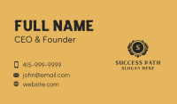 Floral Shield Spa Business Card Image Preview