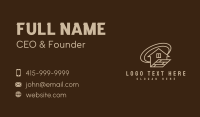 Simple House Carpentry Business Business Card Design