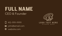 Simple House Carpentry Business Business Card