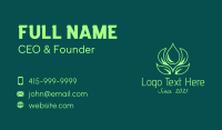 Green Natural Oil Business Card