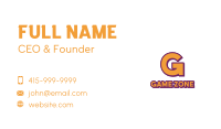 Playful Business Lettermark Business Card Image Preview