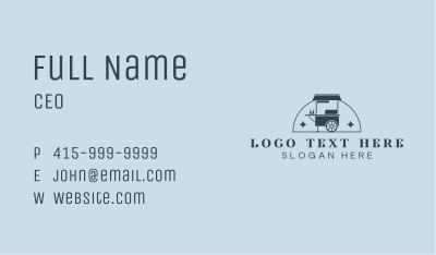 Food Cart Market Business Card Image Preview