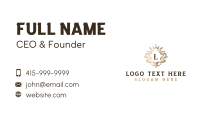 High End Decorative Crown Business Card