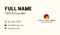 Cute Ladybug Mascot Business Card
