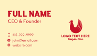 Red Rooster Business Card