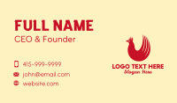 Red Rooster Business Card